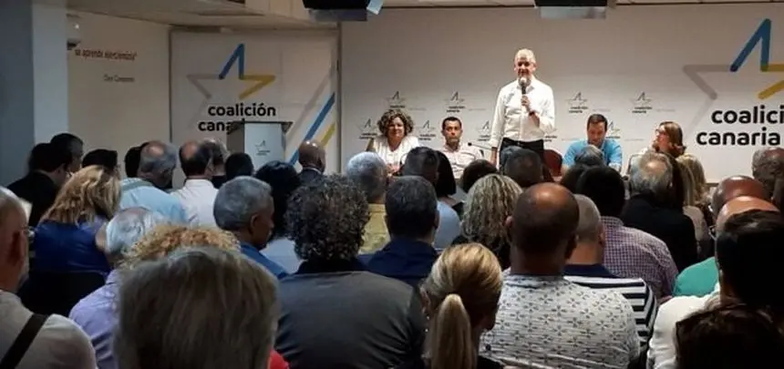 Imagen de archivo de una reunión de CC en Tenerife.