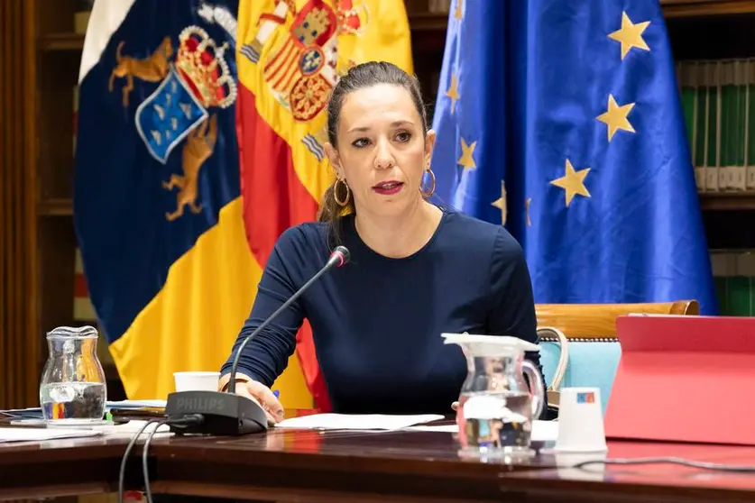Jessica de León, consejera de Empleo del Gobierno de Canarias.