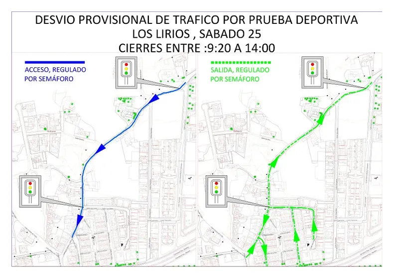 Rallye Orvecamen nov Los Lirios tramo regulado por semáforo 2023