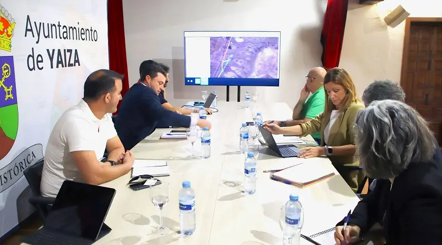 Reunión en Yaiza con Red Eléctrica.