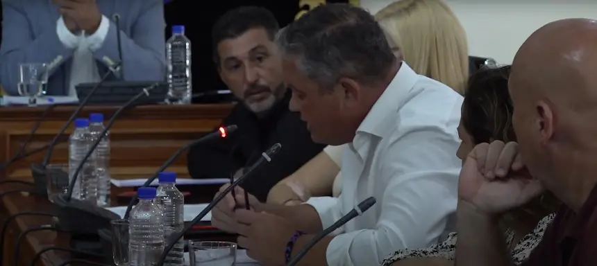 Alfredo Mendoza y el resto de concejales del Grupo Socialista.