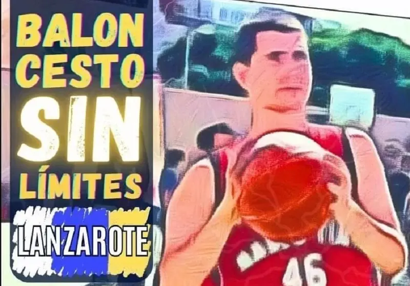 Cartel. Liga Baloncesto Sin Límites Plátano de Canarias