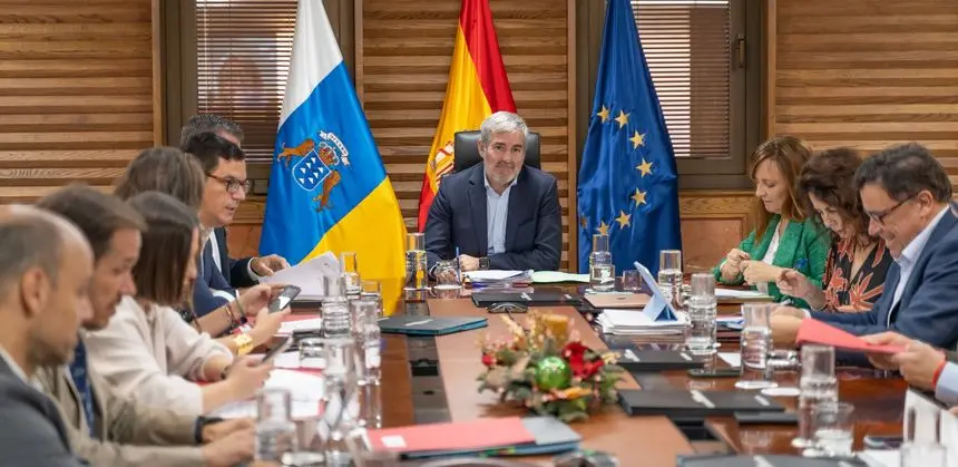 Imagen del encuentro del Consejo de Gobierno de este lunes.