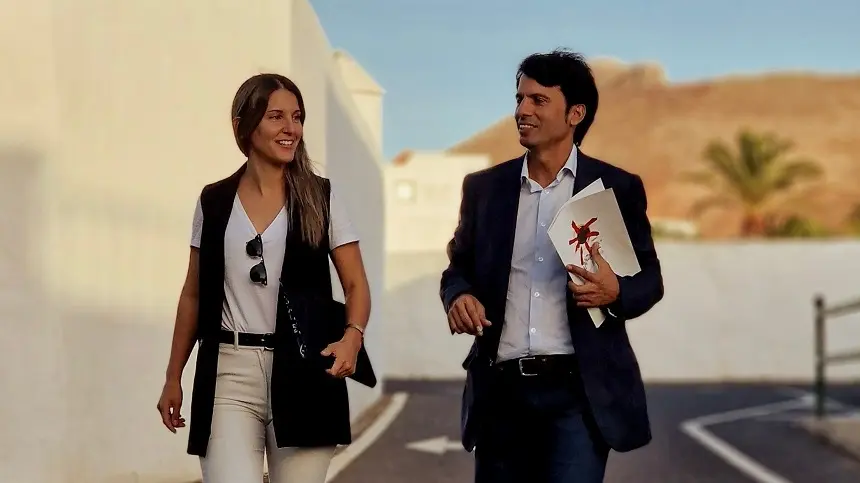 Jenifer Galaìn con Marcos Bergaz 