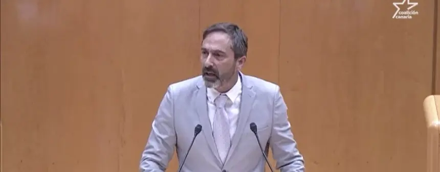 Pedro San Ginés en el Senado.