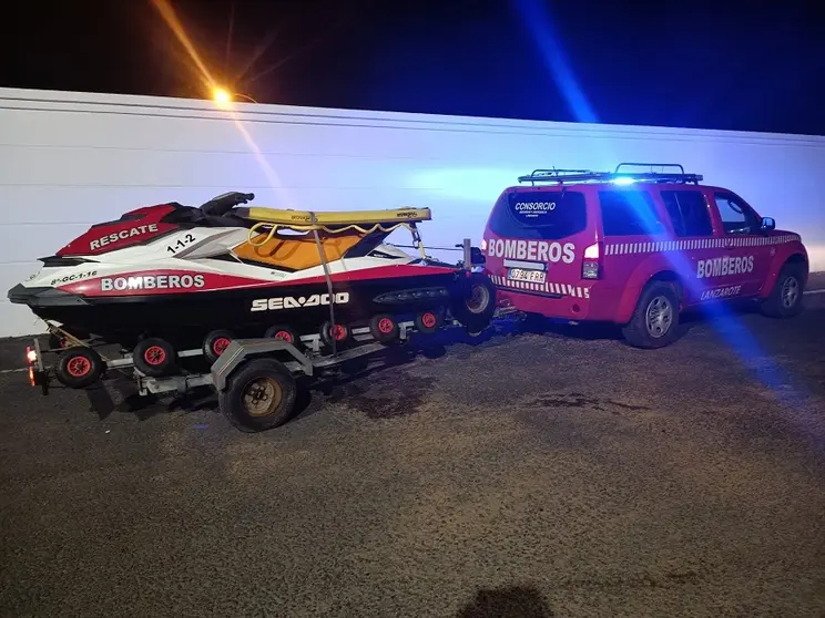 Imagen del equipo de rescate de los bomberos del Consorcio de Seguridad y Emergencias del Cabildo.