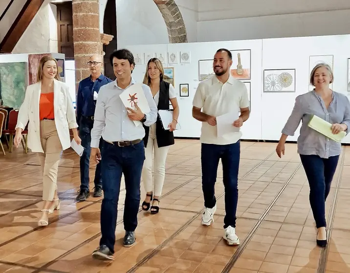 Marcos Bergaz junto a concejales Grupo PSOE Teguise 