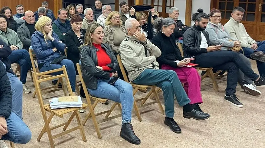Loli Corujo - Marcial Martín - Ariagona González - Comité Insular - Haría