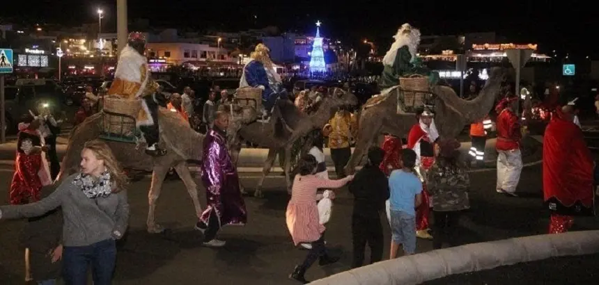 Cabalgata de Reyes de Tías.