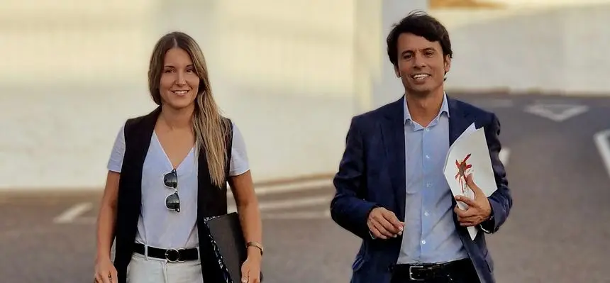 Jenifer Galán y Marcos Bergaz.