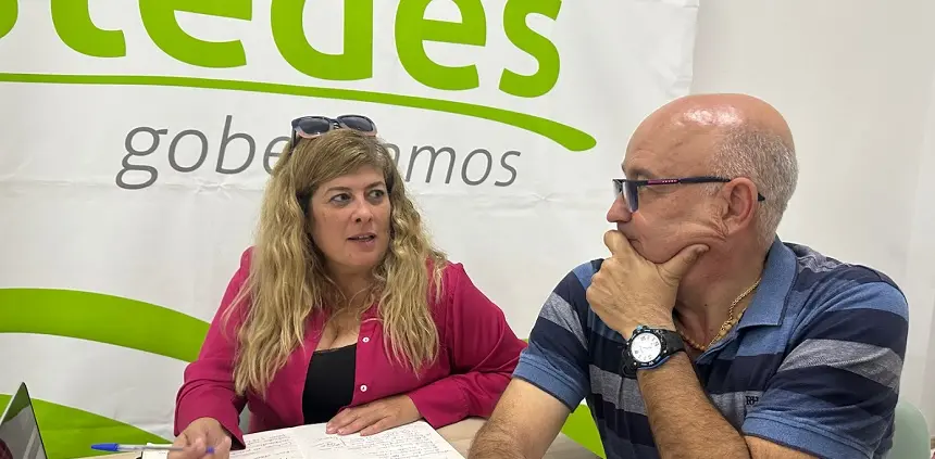 Belén Machín y Fernando Jiménez. 
