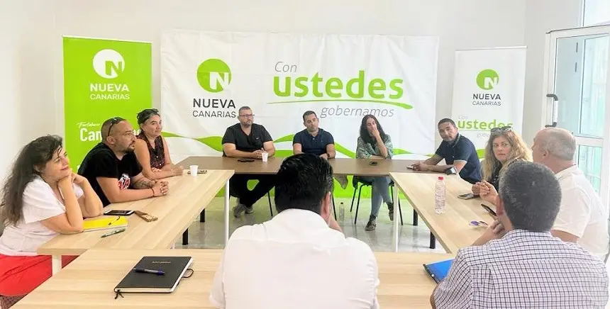 Imagen del encuentro de la Ejecutiva Insular de Nueva Canarias en Lanzarote.