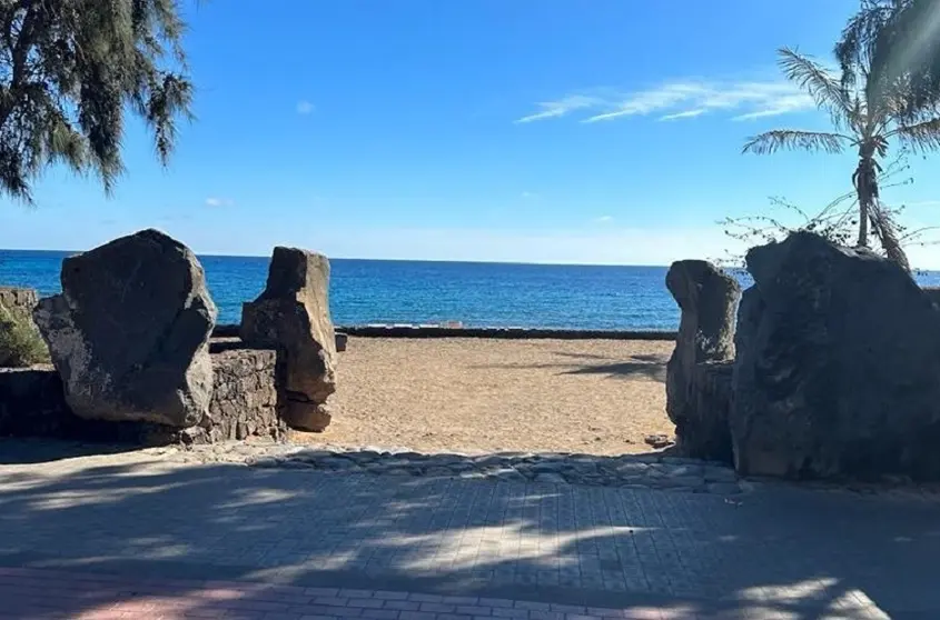 Playa Bastián en Costa Teguise.