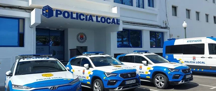 Edificio central de la Policía Local de Arrecife, en la capital de Lanzarote 