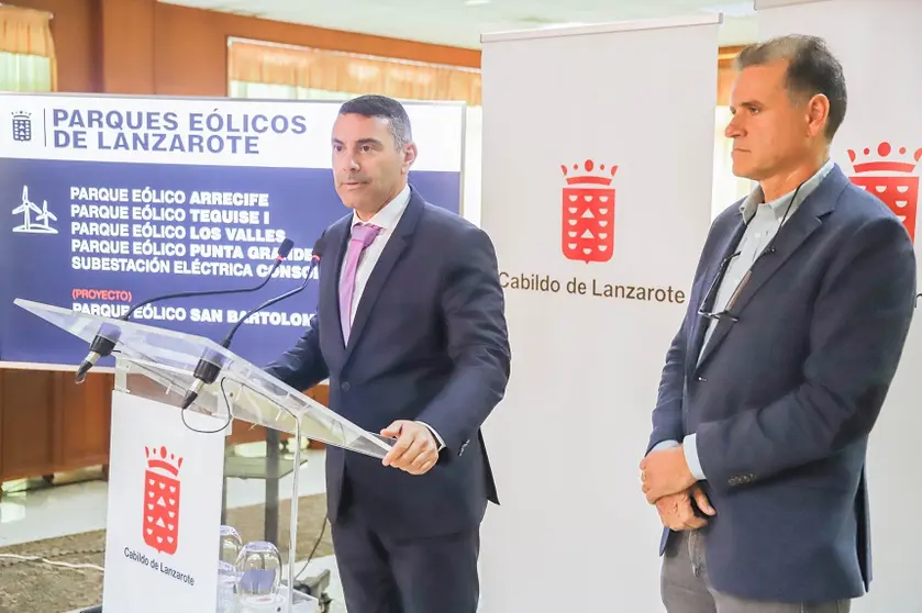 Rueda de prensa sobre el estado actual de los Parques Eólicos.