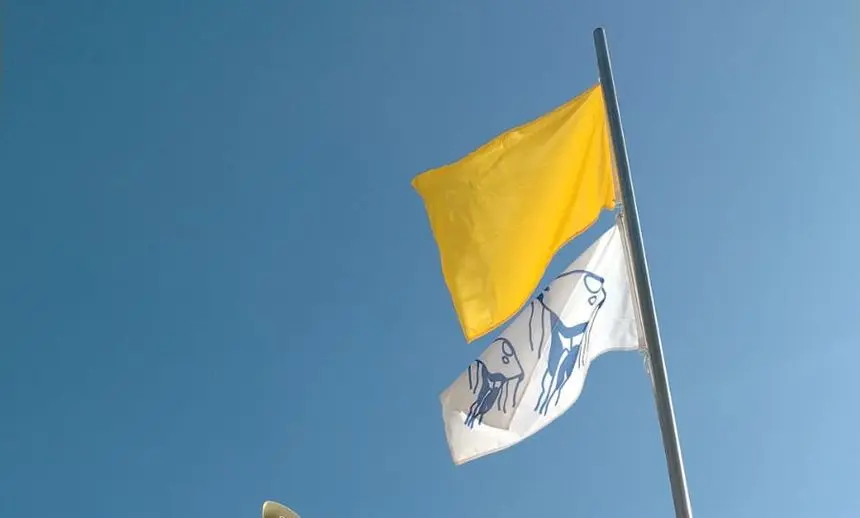 La Concejalía de Playas y Medio Ambiente de Arrecife iza la bandera amarilla en El Reducto e informa de la aparición de medusas 