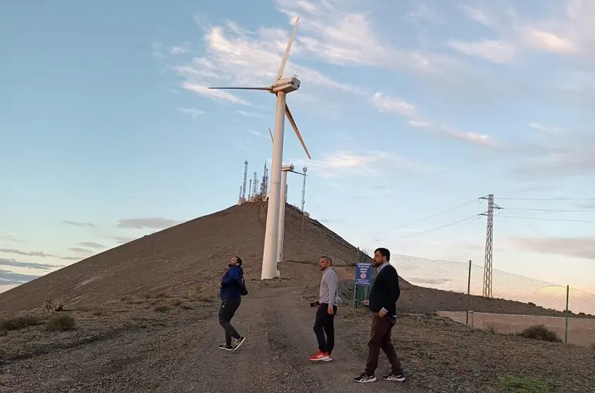 Concejales de CC en Montaña Mina.