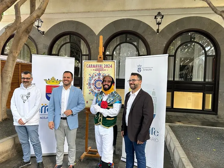 Presentación del cartel y pregonero del Carnaval de Arrecife 2024.
