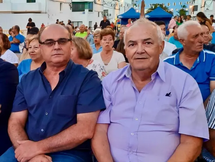 Eugenio Hernández Cabrera y Jorge Enrique Barrios Rodríguez, concejales de Vox en el Ayuntamiento de Arrecife.