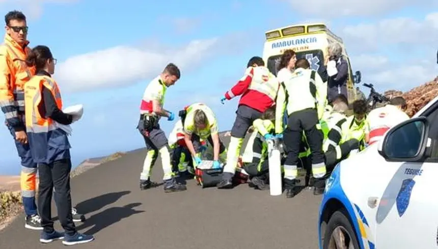Momento de la asistencia a la persona fallecida