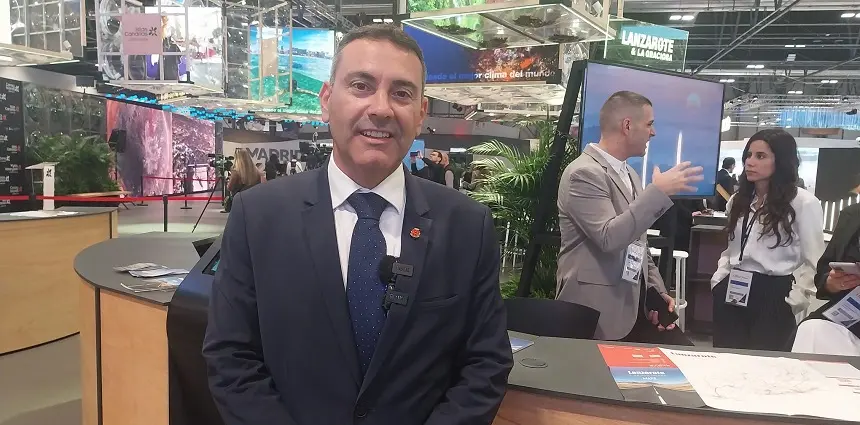 Oswaldo Betancort en FITUR.