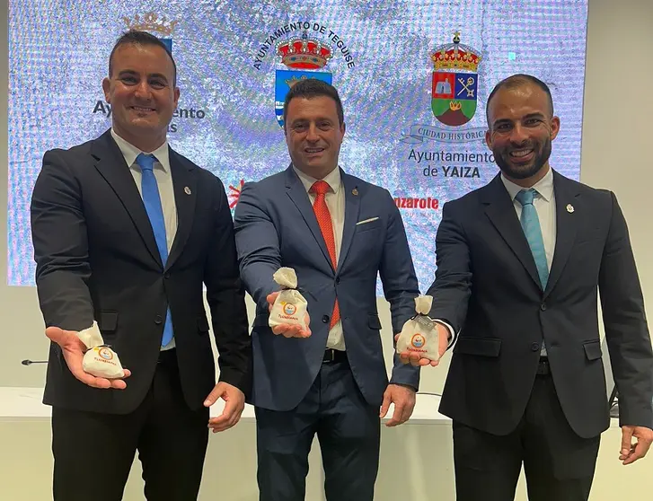 Óscar Noda, Daniel Medina y Ángel Lago en FITUR