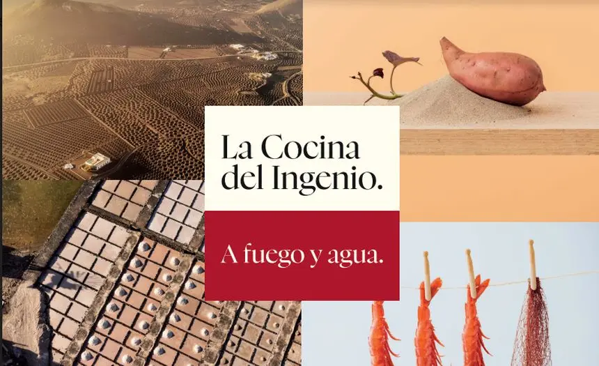 Cartel promocional de la participación de Lanzarote en Madrid Fusión.