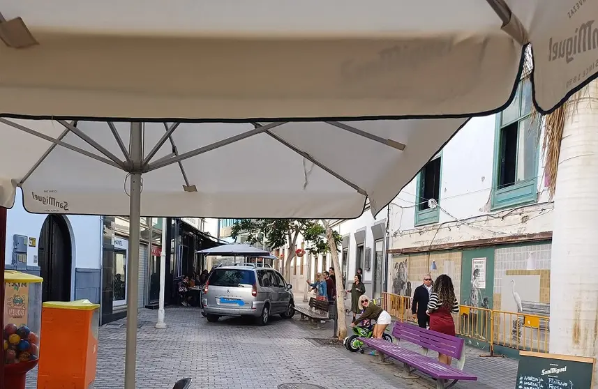Imagen apotada por los testigos sobre la presencia de este conductor temerario en La Plazuela, y difundida en las redes