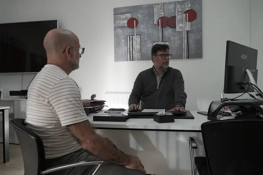 Isidro Pérez junto a Fernando Vadillo.