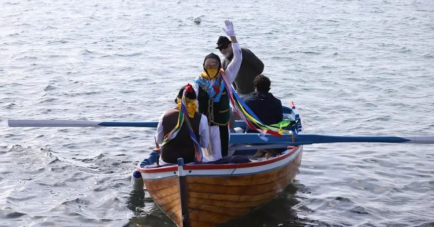 Llegada de Los Buches por mar