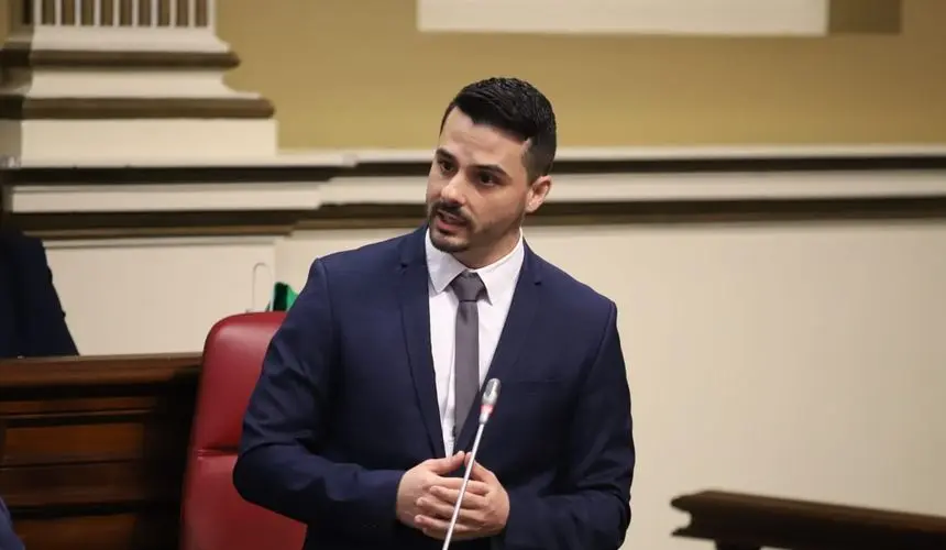 David Toledo, presidente del Grupo Nacionalista en el Parlamento.