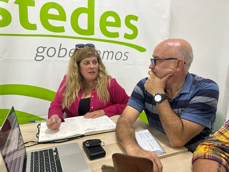 Belen Machín y Fernando Jimenez