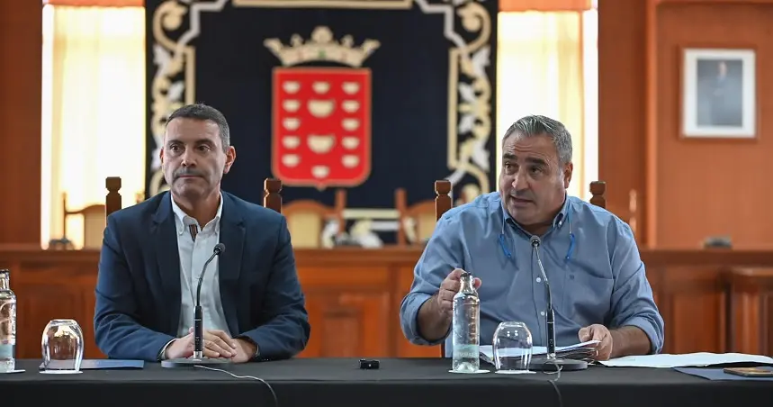 Oswaldo Betancort y Ángel Vázquez.