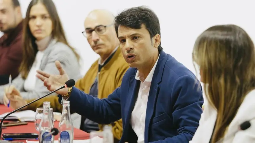 Marcos Bergaz(PSOE) en el pleno de hoy 