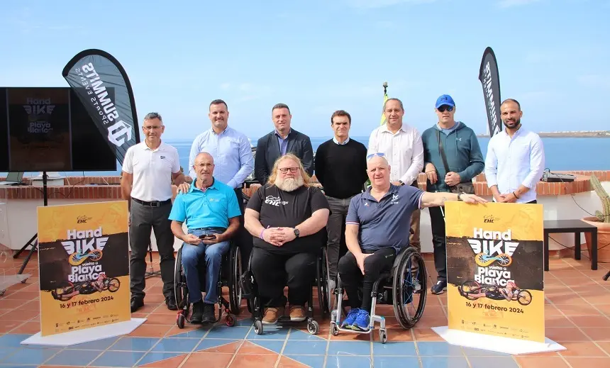 Presentación de la Playa Blanca HandBike.