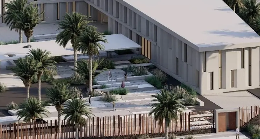 Imagen orientativa proyecto de la nueva biblioteca de Playa Blanca.