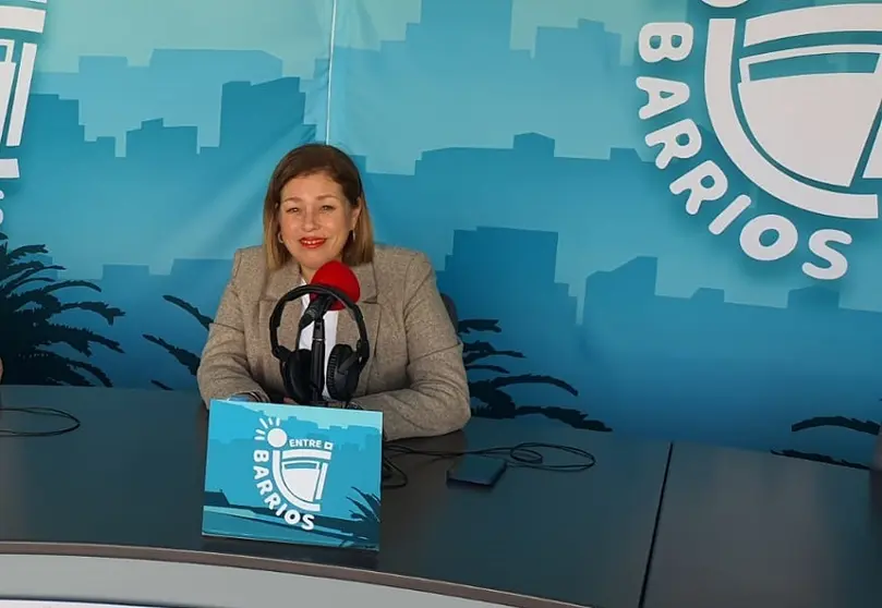 Astrid Pérez en el programa "Entre Barrios"