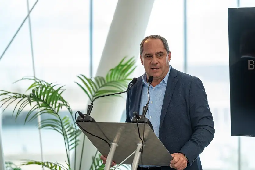 El consejero de Deportes, Juan Monzón.