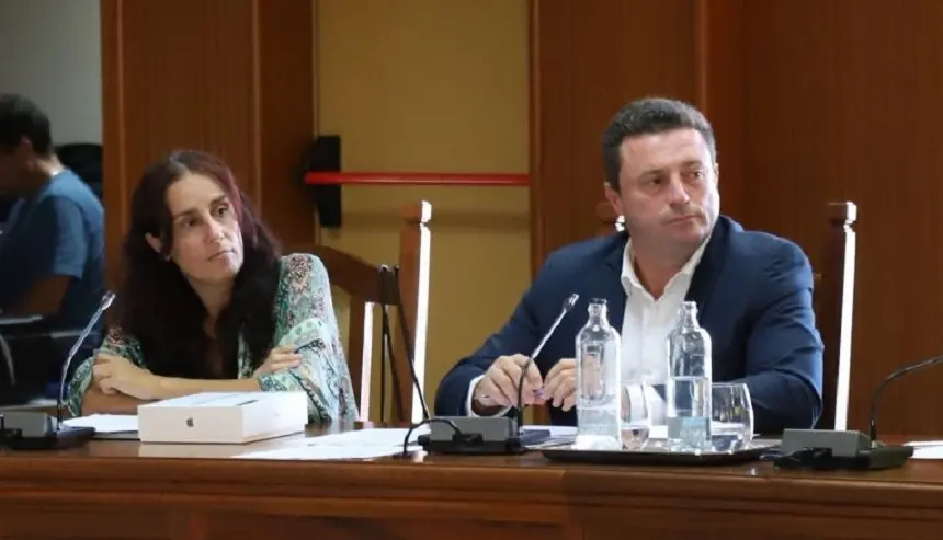 Consejeros de NC en el Cabildo de Lanzarote.