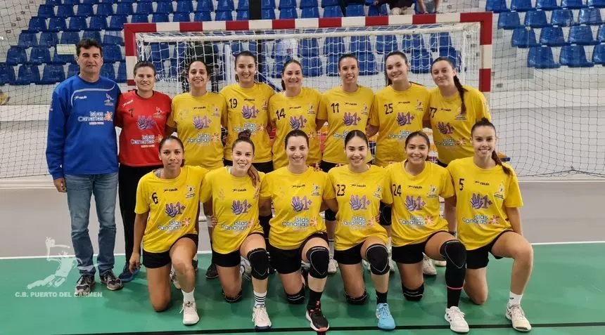 Las jugadoras del Puerto del Carmen