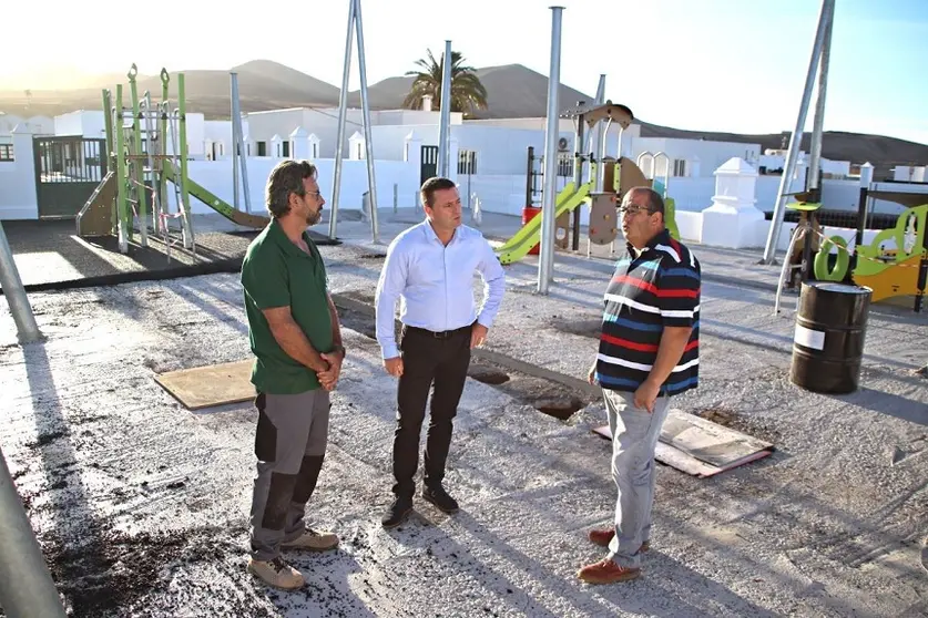 Rubén Arcas junto a Óscar Noda.