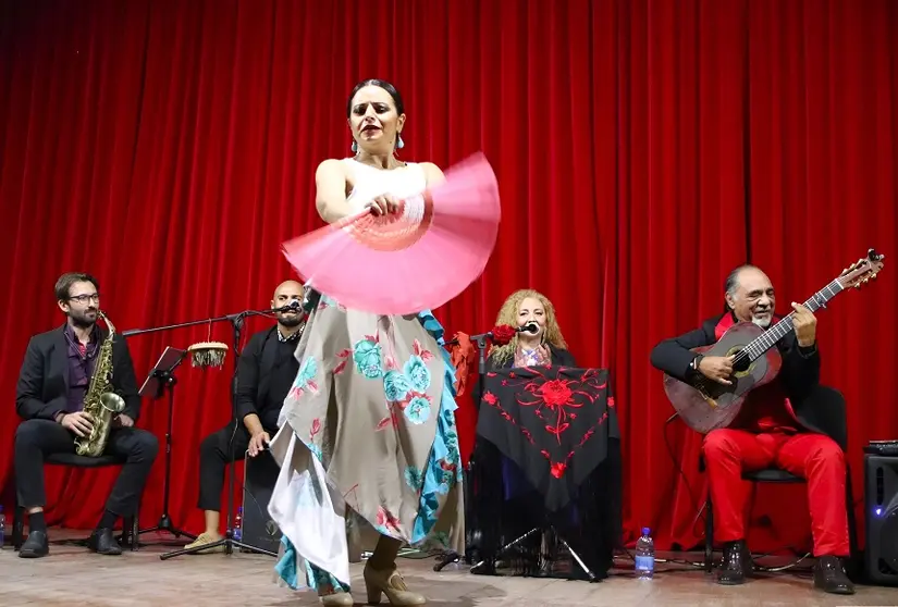 Actuación flamenca realizada en Yaiza.