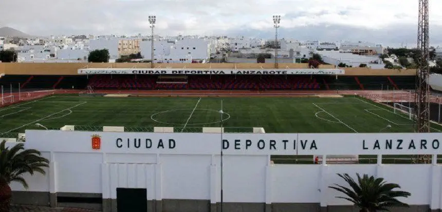 Imagen de la vieja ciudad deportiva de Arrecife.