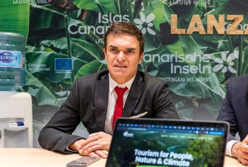 Héctor Fernández en la ITB de Berlín.