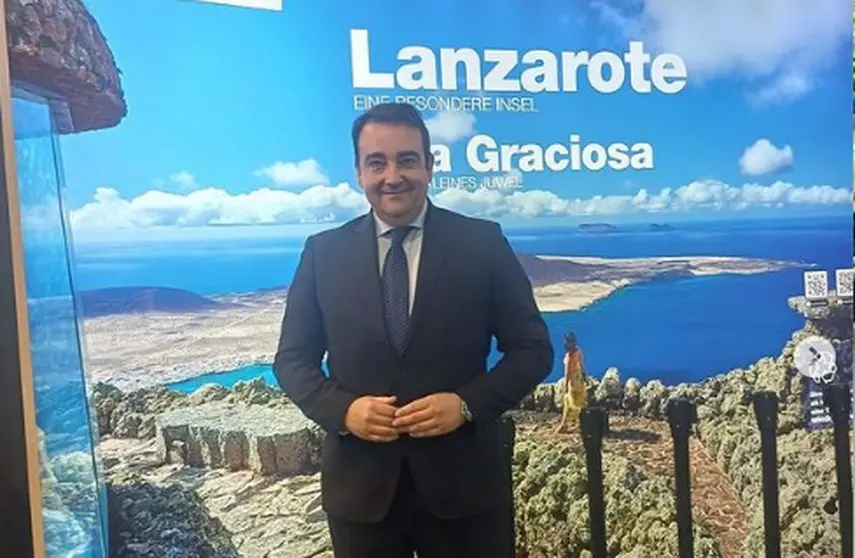 José Valle, presidente de la Cámara de Comercio de Lanzarote y La Graciosa, en la ITB.