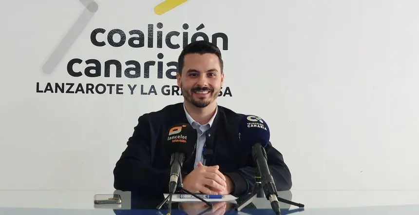 David Toledo este viernes en la sede de Arrecife