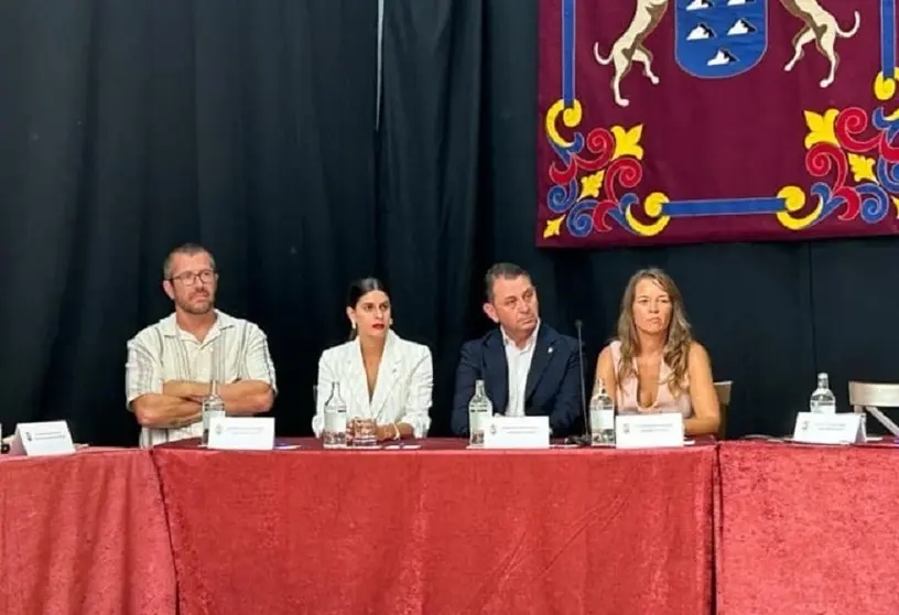 Concejales de Compromiso X Haría en el Ayuntamiento del Norte.