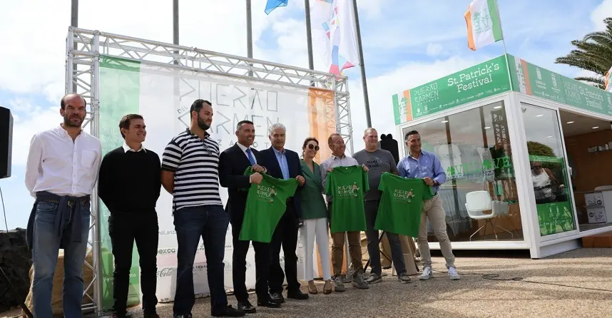 Presentación de los actos por el día de San Patricio.
