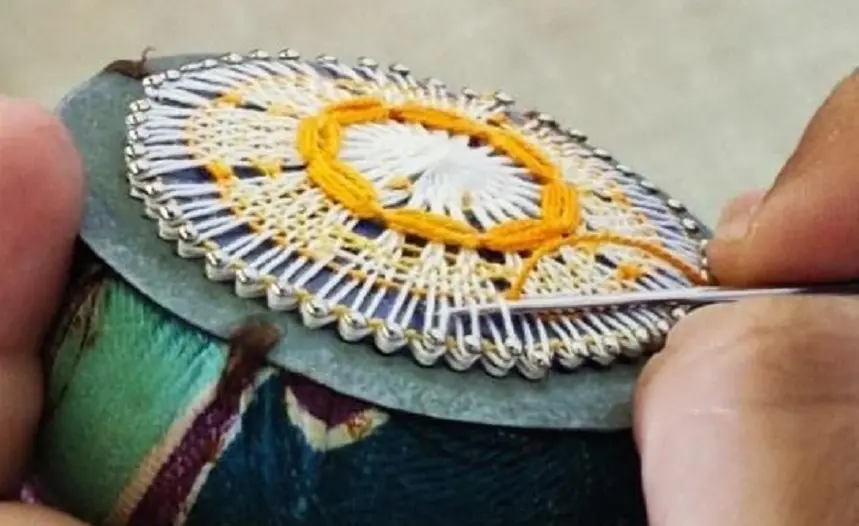 Artesanía realizada en el taller de Haría.