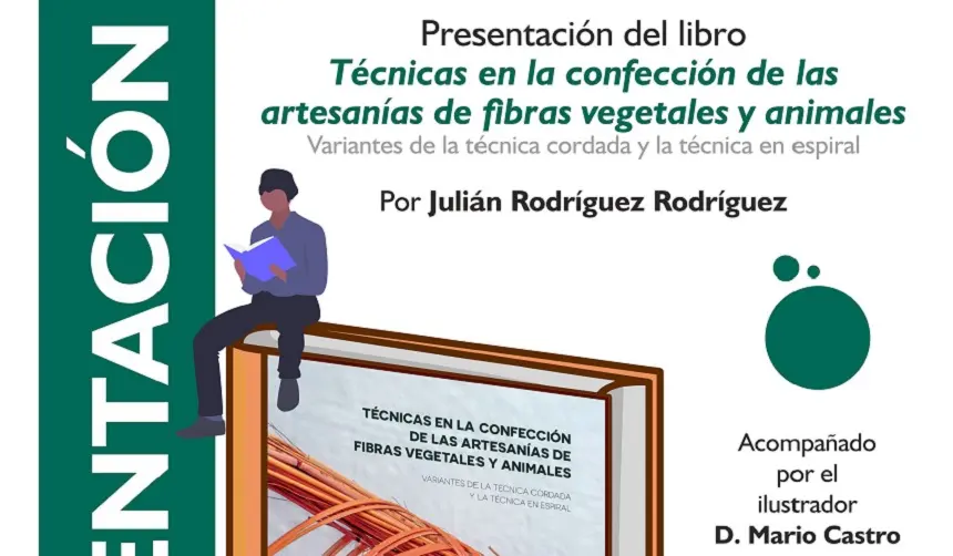 Cartel de la presentación del libro de Julián Rodríguez.
